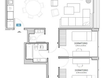 Donna Acqua by Azcuy - Venta departamento 4 ambientes Full amenities y Seg. 24hs - Caballito