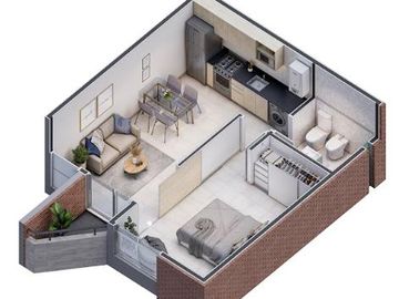 DEPARTAMENTO A ESTRENAR AMOBLADO EN VENTA EN GENERAL PAZ