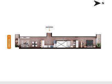 DEPARTAMENTO DE UN DORMITORIO VENTA SOLARIUM CENTRO ROSARIO