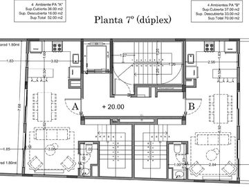 Departamento de 3 ambientes en Venta en Almagro