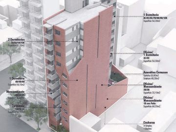 Departamento en venta en Centro, Rosario - Monoambiente c/ excelente calidad constructiva