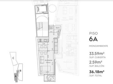 Departamento en venta en Centro, Rosario - Monoambiente c/ excelente calidad constructiva
