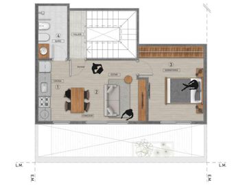 9 entre 65 y 66 La Plata Departamento de un Dormitorio a ESTRENAR en VENTA