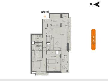 DEPARTAMENTO DE DOS DORMITORIOS VENTA PARRILLERO EXCLUSIVO CENTRO ROSARIO