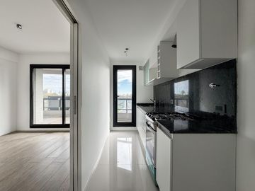 Moderno 3 ambientes con parrilla propia y amenitites en Caballito