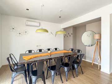 Moderno 3 ambientes con parrilla propia y amenitites en Caballito
