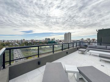 Moderno 3 ambientes con parrilla propia y amenitites en Caballito