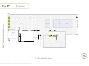 Moderno 3 ambientes con parrilla propia y amenitites en Caballito