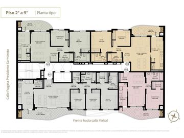 Moderno 3 ambientes con parrilla propia y amenitites en Caballito
