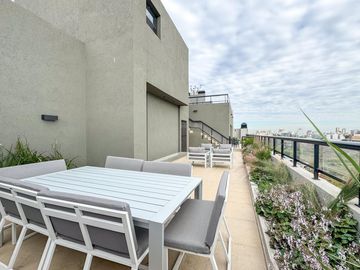 Moderno 3 ambientes con parrilla propia y amenitites en Caballito
