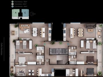 Venta departamento 2 dormitorios terraza exclusiva amenities quincho sum