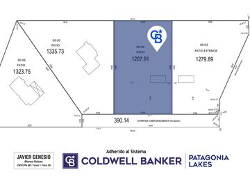 VENTA Lote/Terreno Hermosa vista al Lago 1207,91 m2 UF 4 Altos de Manzano, Villa La Angostura