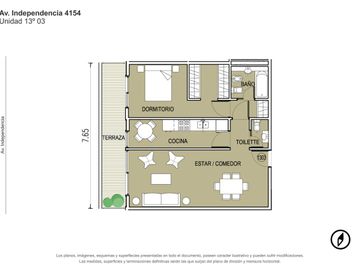 Boedo - Venta Departamento de 2 Ambientes con Balcón, Apto Crédito