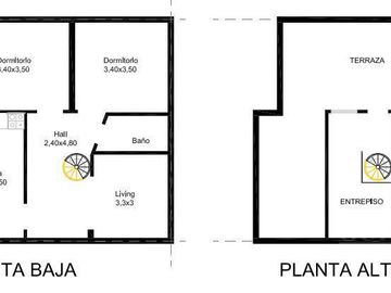 Venta PH 3 ambientes c/terraza - Villa Martelli
