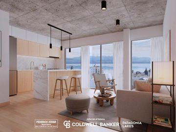 Departamento 1 ambiente con terraza en Centro de Bariloche