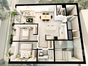 2 ambientes en venta Altos de Maza Boedo
