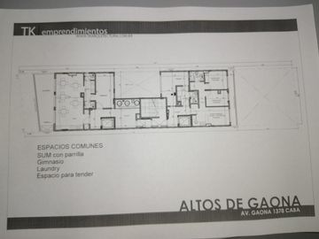 Departamento  AE Caballito - 4 amb a estrenar 2do Piso al frente con Balcon