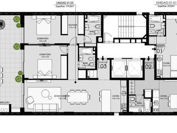 Departamento venta microcentro 3 dormitorios balcón terraza, pileta, quincho cochera