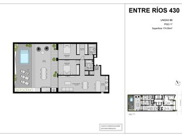 Departamento venta microcentro 3 dormitorios balcón terraza, pileta, quincho cochera