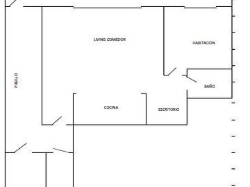 Departamento dos ambientes en Florencio Varela