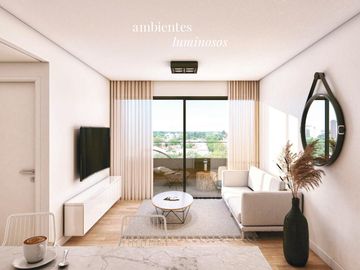 Departamento de 2 ambientes con balcón en venta en pozo a estrenar en Vicente Lopez