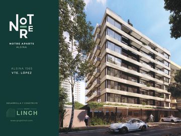 Departamento de 2 ambientes con balcón en venta en pozo a estrenar en Vicente Lopez