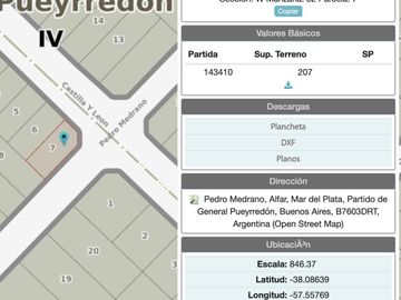 Terreno en Faro norte (Ampliacion Punta Mogotes) con mejoras