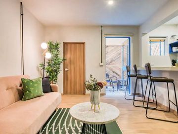 Loft con Terraza Privada en Condesa + Roof Top y Gym