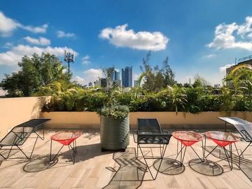 Loft con Terraza Privada en Condesa + Roof Top y Gym
