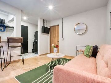 Loft con Terraza Privada en Condesa + Roof Top y Gym