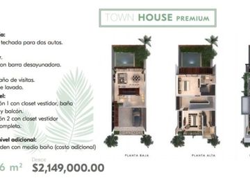YAAX BEH TOWNHOUSES EN VENTA EN CONKAL