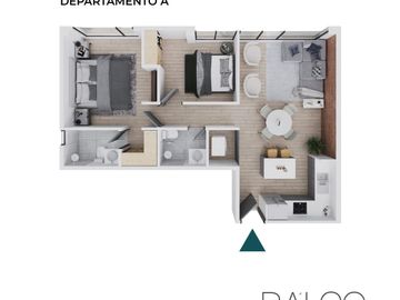 Departartamento en Venta Granda Centeno
