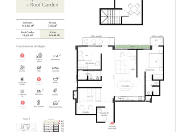 Preventa Departamento Con Roof Garden en  Escandón