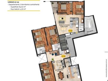 Venta Departamento 3 dormitorios en Lourdes
