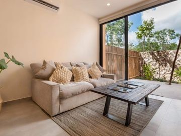 Nuevos departamentos en venta en Tulum dentro de residencial privado