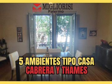 Depto.tipo casa de 5 ambientes en Venta en Palermo