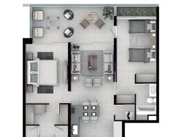 Departamento en Venta en Candelaria Goyenechea, Jardín del Este