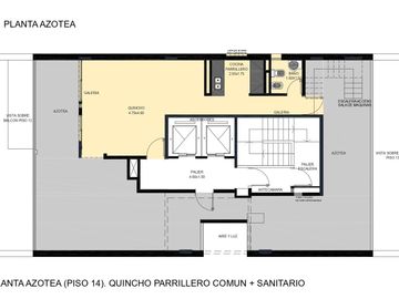 Departamento en  Echesortu, Rosario 2 dormitorios c/ amenities y cochera