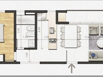 Departamento en San Miguel