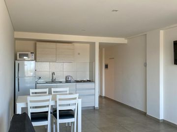 Moderno monoambiente con vista al mar en Punta Mogotes