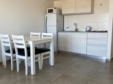 Moderno monoambiente con vista al mar en Punta Mogotes