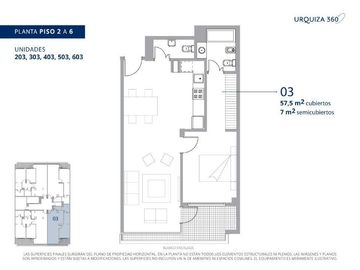 Divino 2 Ambientes con Toilette y Balcon Aterrazado a estrenar - Amenities - Opcional Venta Cochera