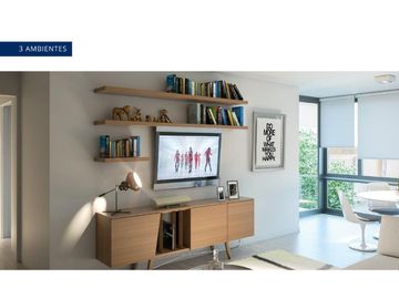 Divino 2 Ambientes con Toilette y Balcon Aterrazado a estrenar - Amenities - Opcional Venta Cochera