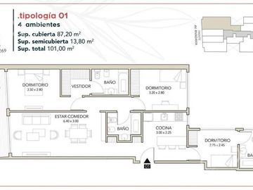 Departamento 4 amb en venta FULL AMENITIES - Almagro
