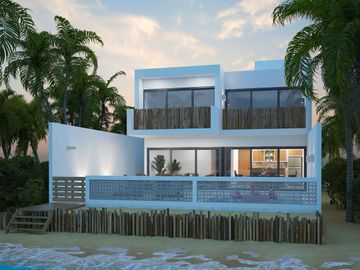 En Venta casa  Cocoloba en la playa de Chabihau Yucatán.