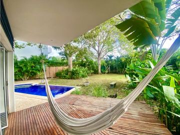 EN VENTA HERMOSA CASA EN CARTAGENA EN CONDOMINIO CON PLAYA PRIVADA