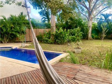 EN VENTA HERMOSA CASA EN CARTAGENA EN CONDOMINIO CON PLAYA PRIVADA