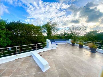 EN VENTA HERMOSA CASA EN CARTAGENA EN CONDOMINIO CON PLAYA PRIVADA