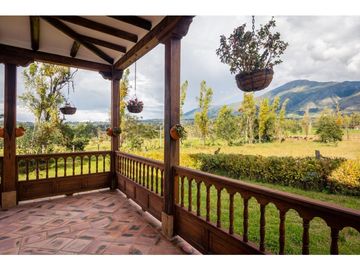 VENDO-ARRIENDO CASA CAMPESTRE VEREDA SABANA -VILLA DE LEYVA -