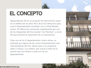 PREVENTA DEPARTAMENTO EN ROMA SUR